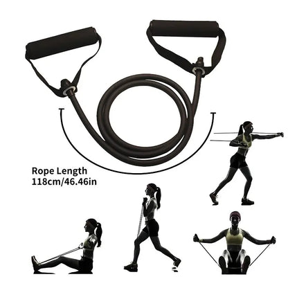 Resistance Bands With Handles, Exercise Bands, Strength Training Equipment At Home