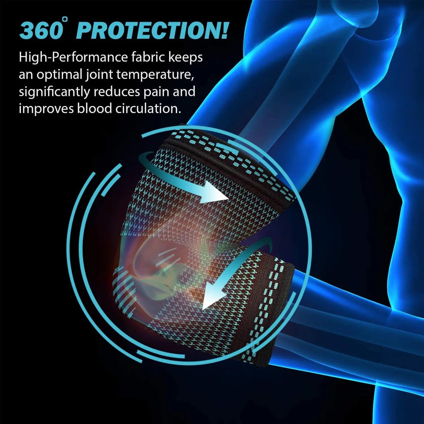 1PCS Elastic Elbow Brace Arm Sport Support